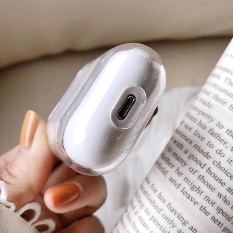 Musical Notes Clear AirPods Case Shock Proof Cover