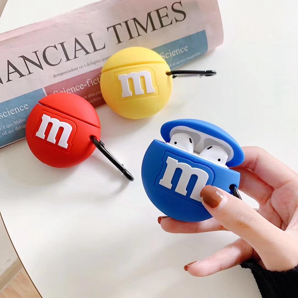 M&M's 'Yellow' Premium AirPods Case Shock Proof Cover