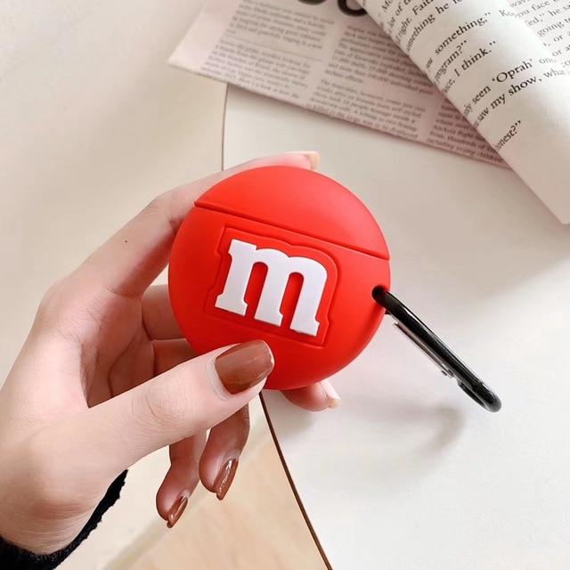 M&M's 'Red' Premium AirPods Case Shock Proof Cover