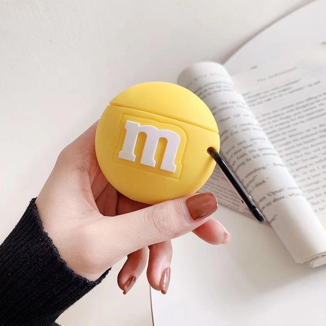 M&M's 'Yellow' Premium AirPods Case Shock Proof Cover