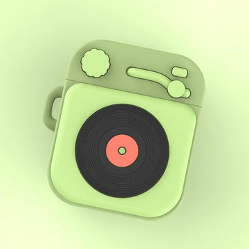 Classic Record Player 'Green' Premium AirPods Case