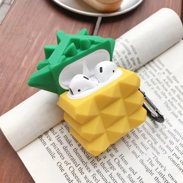 Pineapple 'Geometric' Premium AirPods Case Shock Proof Cover