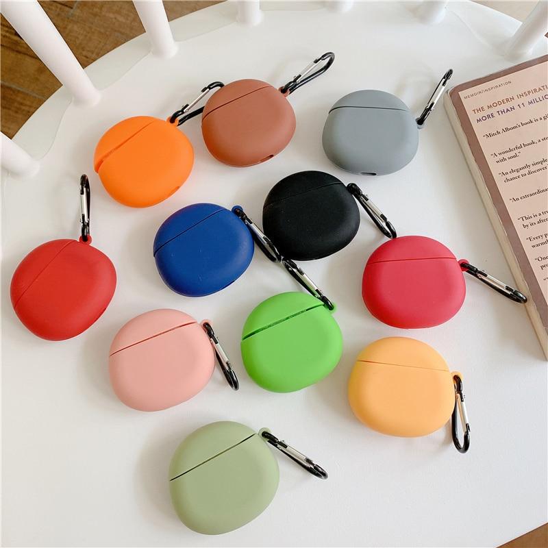 Candy Color Oval Airpods Case Shock Proof Cover