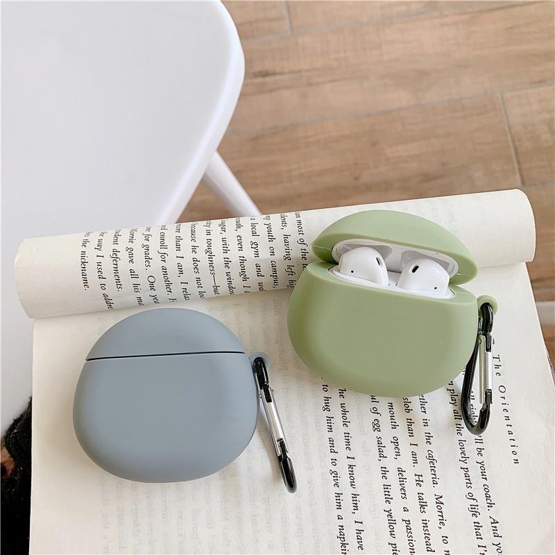 Candy Color Oval Airpods Case Shock Proof Cover