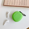 Candy Color Oval Airpods Case Shock Proof Cover