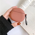 Candy Color Oval Airpods Case Shock Proof Cover