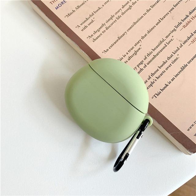 Candy Color Oval Airpods Case Shock Proof Cover