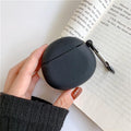 Candy Color Oval Airpods Case Shock Proof Cover