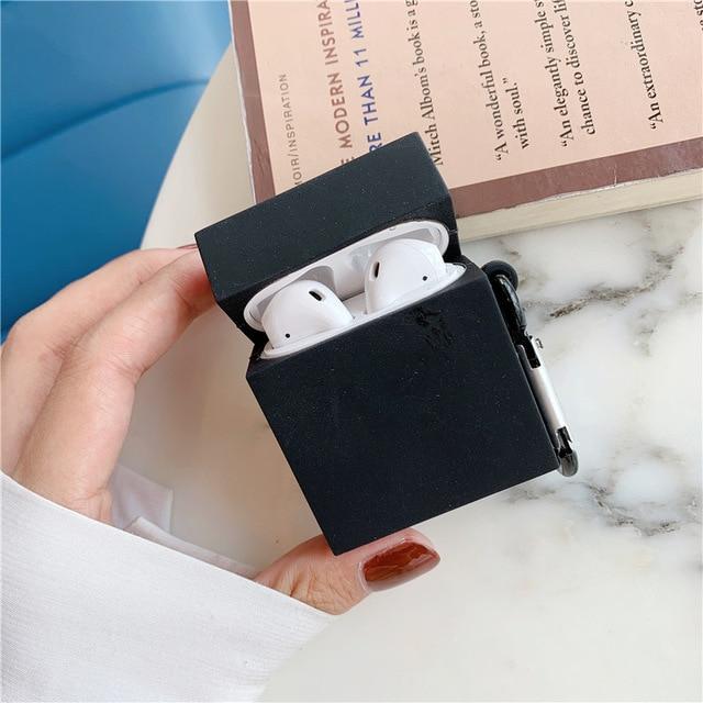 Candy Color Rectangular Airpods Case Shock Proof Cover