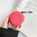 Candy Color Oval Airpods Case Shock Proof Cover