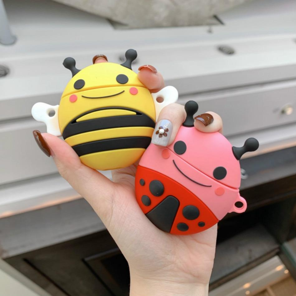 Happy Ladybug Premium AirPods Case Shock Proof Cover