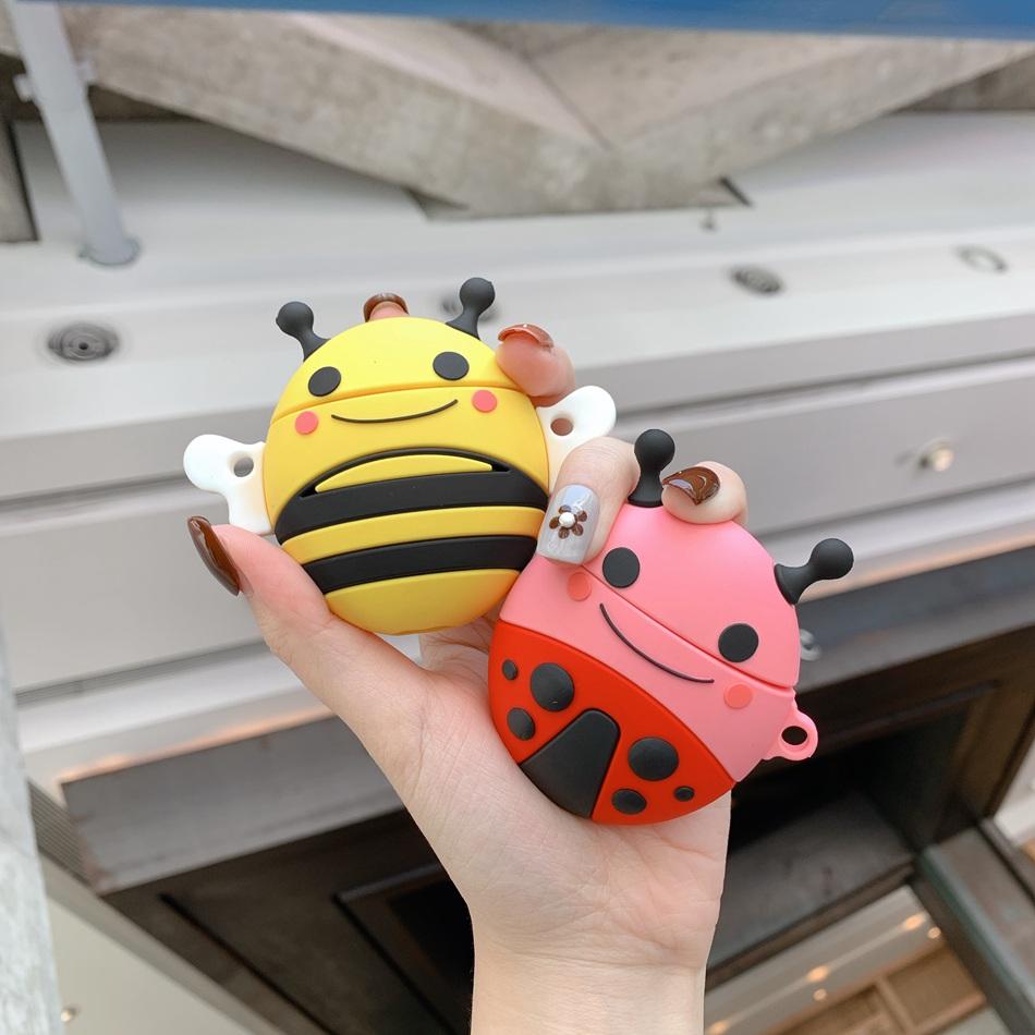 Happy Bumblebee Premium AirPods Case Shock Proof Cover