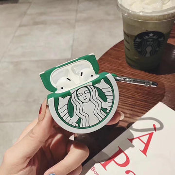 Starbucks Coffee Logo Premium AirPods Case Shock Proof Cover