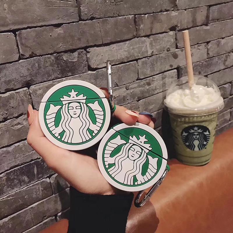 Starbucks Coffee Logo Premium AirPods Case Shock Proof Cover