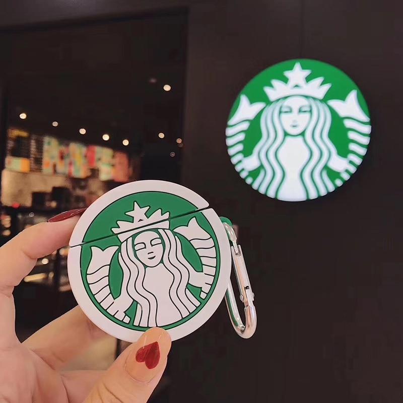 Starbucks Coffee Logo Premium AirPods Case Shock Proof Cover