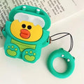 Duck in a Green Dinosaur Costume Premium AirPods Case