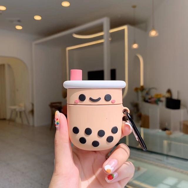 Happy Bubbletea Premium AirPods Case Shock Proof Cover