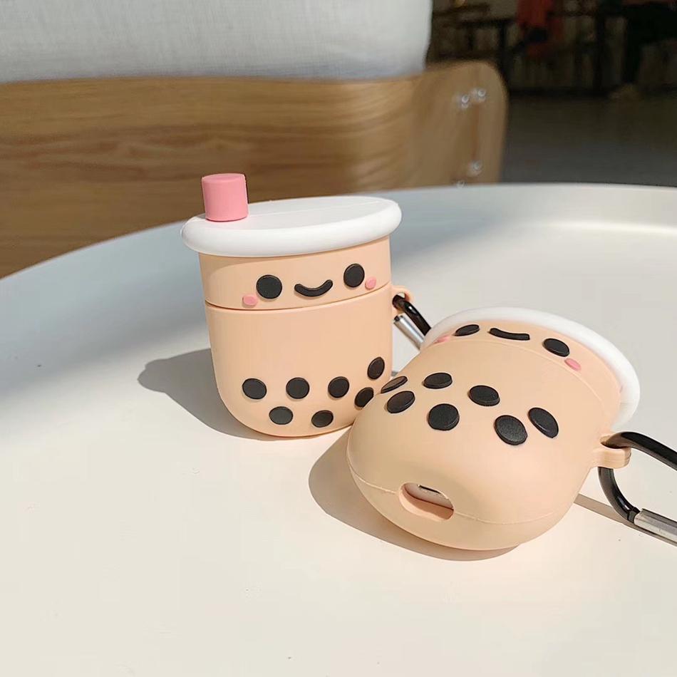 Happy Bubbletea Premium AirPods Case Shock Proof Cover