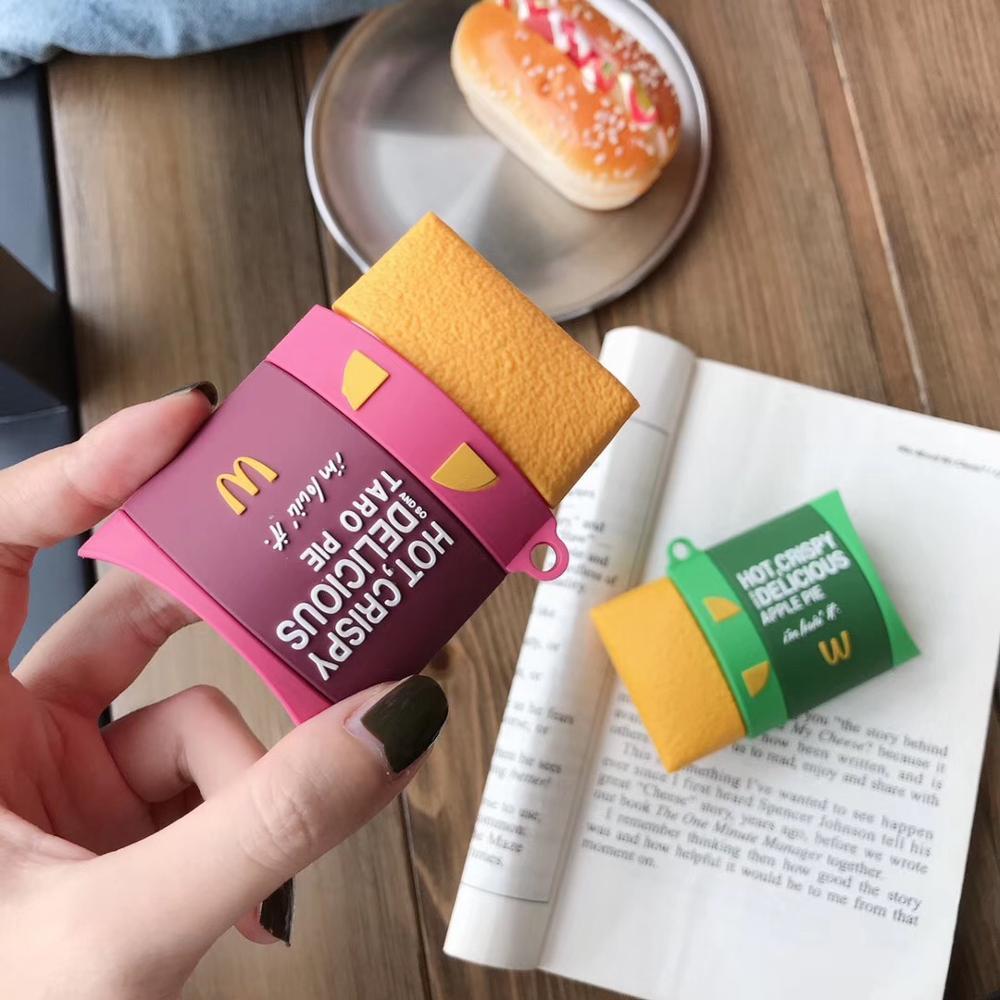 Mcdonald's Taro Pie Premium AirPods Case Shock Proof Cover