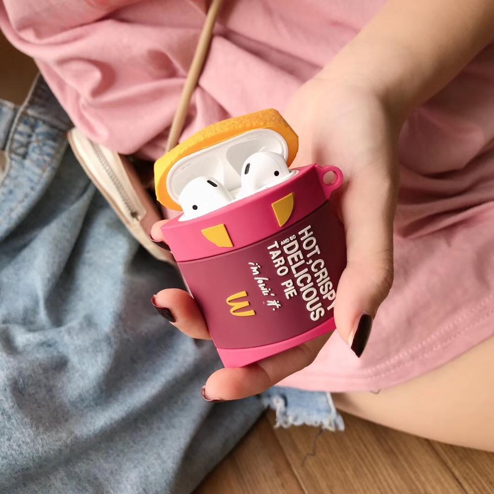 Mcdonald's Taro Pie Premium AirPods Case Shock Proof Cover