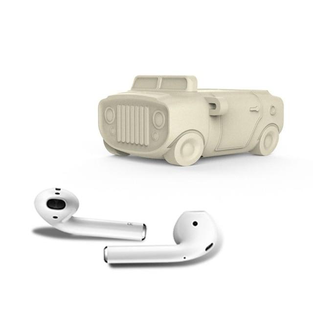 Classic Car Silhouette Premium AirPods Case Shock Proof Cover