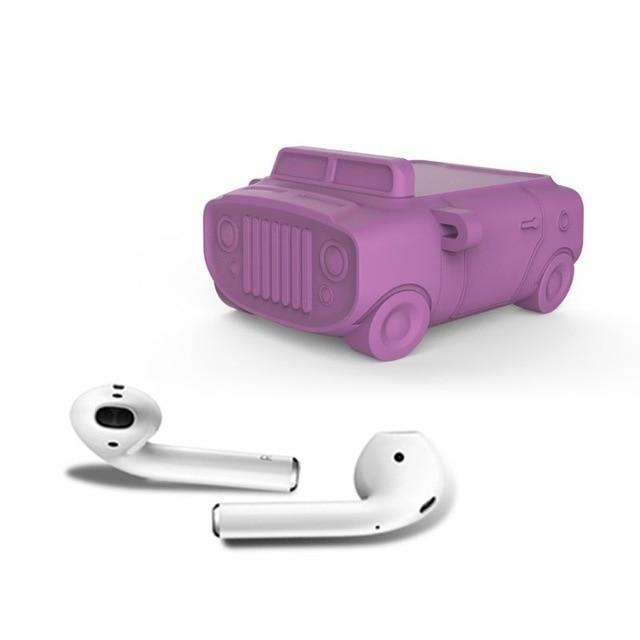 Classic Car Silhouette Premium AirPods Case Shock Proof Cover