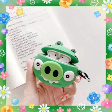 Angry Birds 'Green Pig' Premium AirPods Case Shock Proof Cover