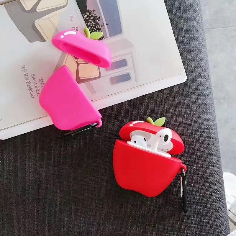 Red Apple Premium AirPods Case Shock Proof Cover