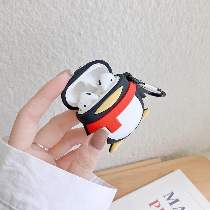 Winking Penguin Premium AirPods Case Shock Proof Cover