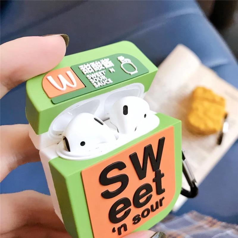 Mcdonald's Sweet and Sour Sauce Premium AirPods Case Shock Proof Cover