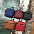 Woven Leather AirPods Case Shock Proof Cover