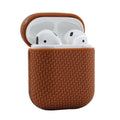 Woven Leather AirPods Case Shock Proof Cover