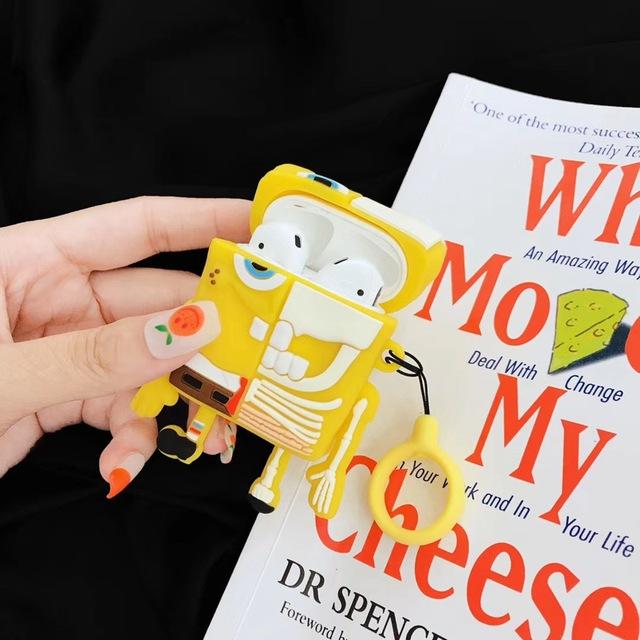 Spongebob Squarepants 'X-Ray Spongebob' Premium AirPods Case Shock Proof Cover