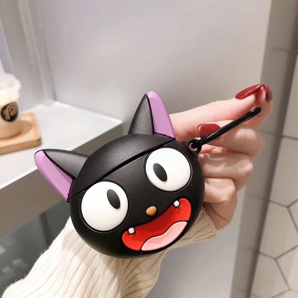 Cute Black Cat Premium AirPods Case Shock Proof Cover