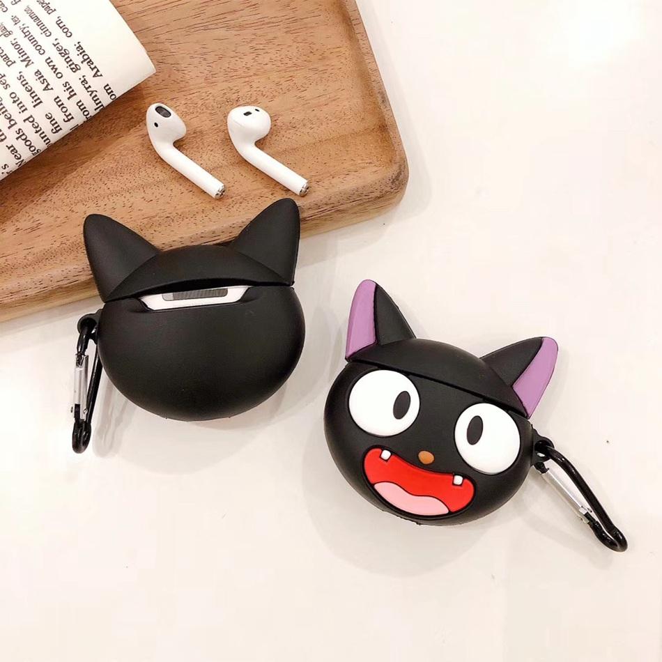 Cute Black Cat Premium AirPods Case Shock Proof Cover