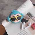 Cute Blue Monkey with Sunglasses Premium AirPods Case Shock Proof Cover