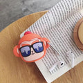 Cute Orange Monkey with Sunglasses Premium AirPods Case Shock Proof Cover