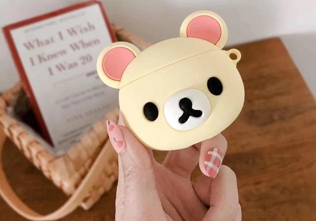 Blonde Teddy Premium AirPods Case Shock Proof Cover