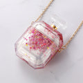 Clear Acrylic Snow Globe with Glitter AirPods Case Shock Proof Cover