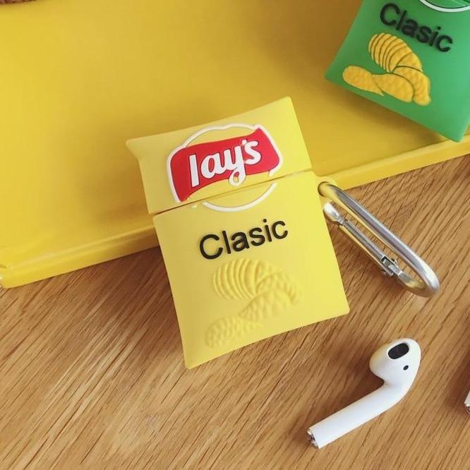 Potato Chips 'Lays Classic' Premium AirPods Case Shock Proof Cover