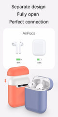 Simple Slim Silicone Assorted Colors Airpods Case Covers