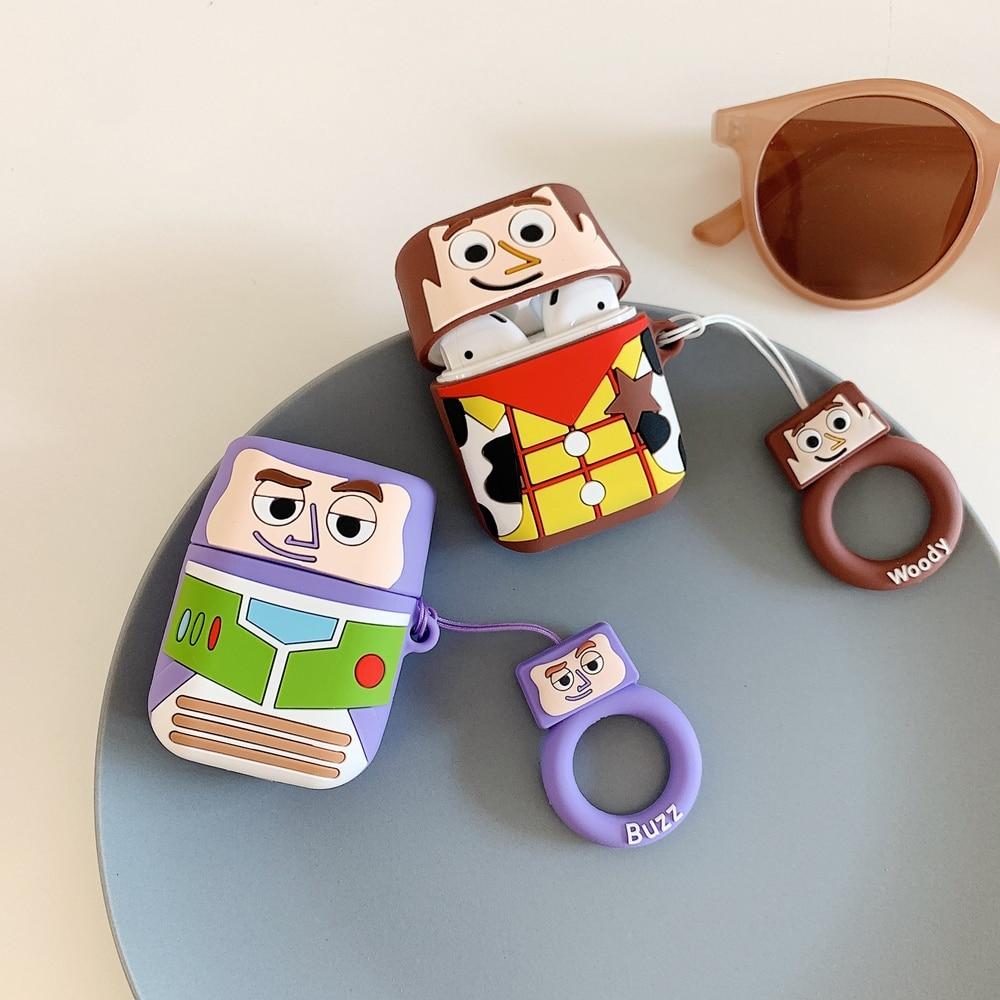 Toy Story 'Buzz Lightyear Cartoon' Premium AirPods Case Shock Proof Cover