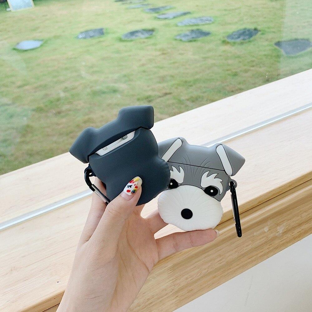 Schnauzer Dog Premium AirPods Case Shock Proof Cover