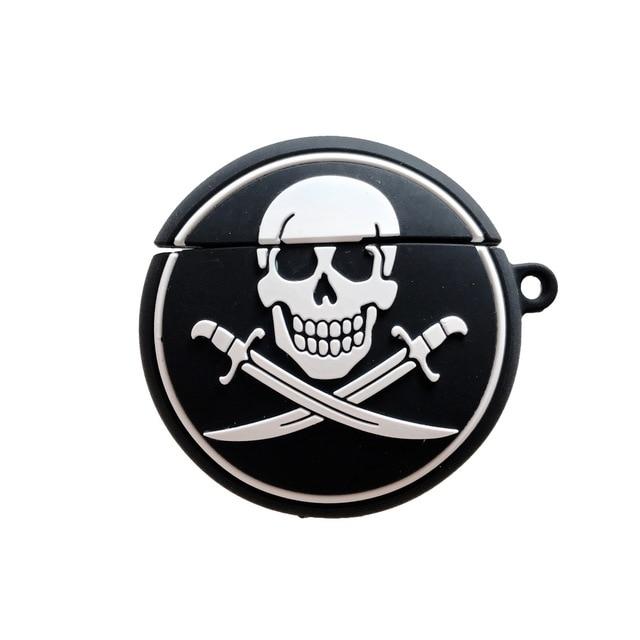 Pirate Skull Logo Premium AirPods Case Shock Proof Cover