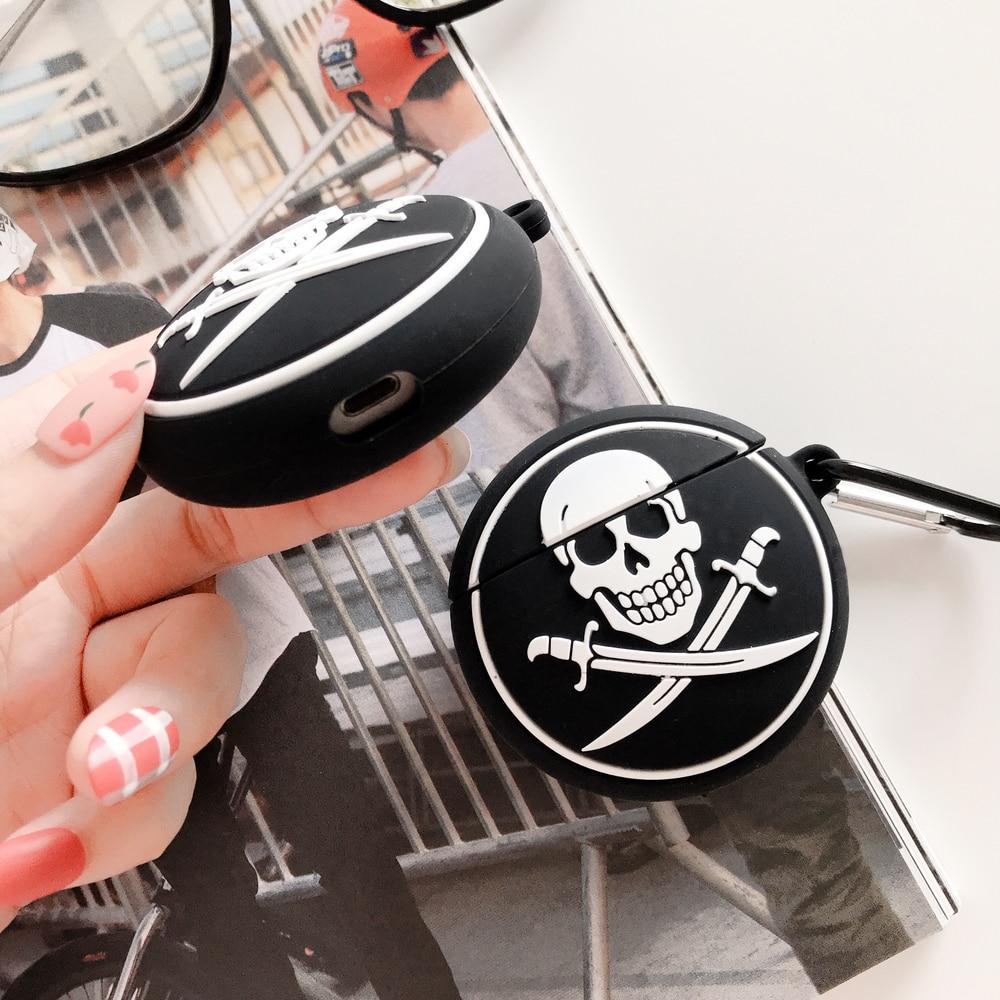 Pirate Skull Logo Premium AirPods Case Shock Proof Cover