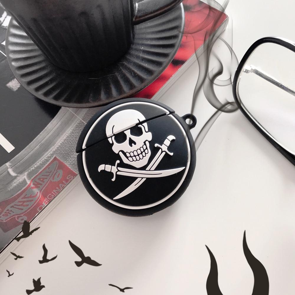 Pirate Skull Logo Premium AirPods Case Shock Proof Cover