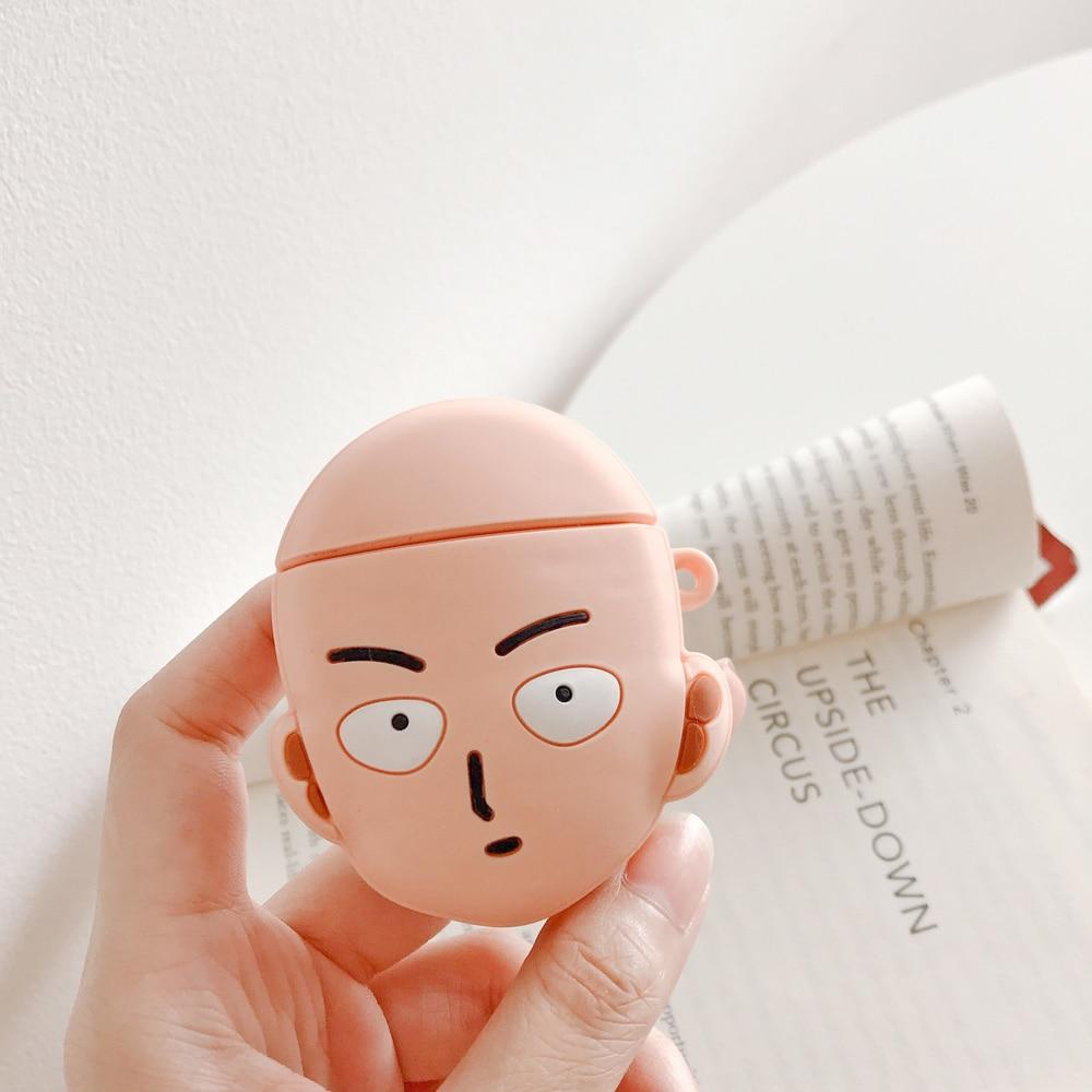 One Punch Man 'Serious Saitama' Premium AirPods Case Shock Proof Cover