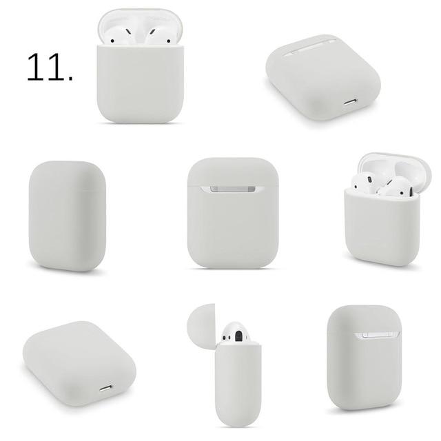Simple Slim Silicone Assorted Colors Airpods Case Covers