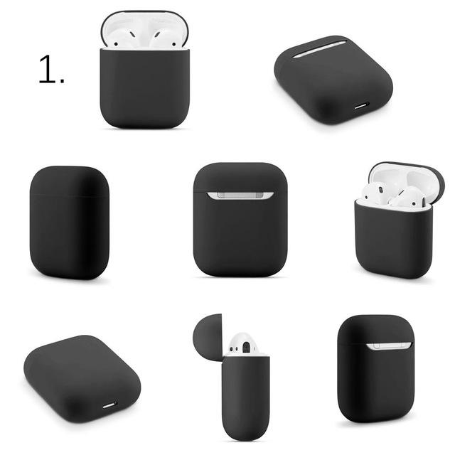 Simple Slim Silicone Assorted Colors Airpods Case Covers