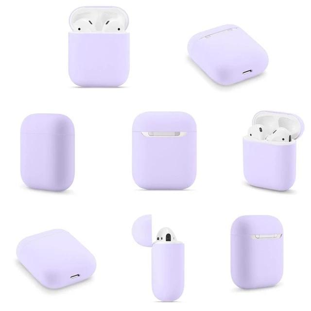 Simple Slim Silicone Assorted Colors Airpods Case Covers